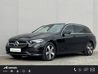 Mercedes-Benz C-klasse Estate 300 e Luxury Line / Dealer onderhouden / 1.800 kg elektrische trekhaak / Elektrische stoelen & Achterklep / Navi / Apple Carplay Android / 17" LM wielen /