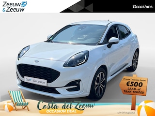 Ford Puma 1.0 EcoBoost Hybrid ST-Line | Dealer onderhouden  | NL auto | Winter pack | Cruise control | Parkeersensoren voor en achter | Achteruitrijcamera | Navigatie | Apple carplay & Android auto | 17" lichtmetalen velgen | Draadloos opladen mobiel | Bovag garantie |