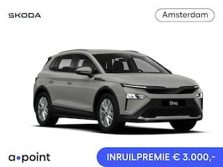 Skoda Elroq 60 Tour Edition | Steel Grey | Android Infotainment + Navigatie | Verwarmbaar Stuurwiel + Voorstoelen | Parkeersens V+A + Achteruitrijcamera | Adaptieve Cruise Control | Blind Spot Assist