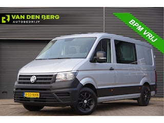 Volkswagen Crafter 35 2.0 TDI L3H2(L2H1) DC 6P, 140PK AUT. LEDER, TREKHAAK, CAMERA, NAVI, AIRCO, APPLE CARPLAY/ANDROID AUTO, DUBBELE CABINE, DUBBEL CABINE