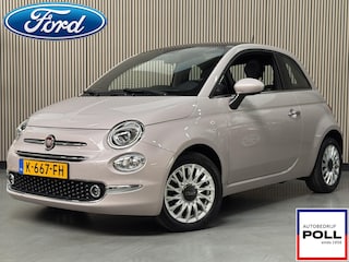 Fiat 500 1.0 Hybrid Star Panoramadak Half Leer Cruise control Parkeersensoren Dealeronderhouden