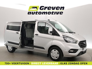 Ford Transit Custom 2.0 TDCI L2H1 | Automaat | DC | 6 Zits | Airco | Cruise | Trekhaak | Carplay | Parkeersens.