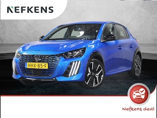 Peugeot 208 1.2 Hybrid 145PK e-DCS6 GT | 1ste eigenaar | AppleCarplay/AndroidAuto | Parkeersensoren | FULL LED | Navigatie | Lederen Stuurwiel | Climate Control | Adaptive Cruise Control | 17" LMV | Sfeerverlichting | Isofix | Privacy Glass |