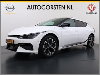 Kia EV6 GT-Line 77.4kWh Warmtepomp Trekhaak Panoramadak Head-Up Display Meridian®-Audio Stoelkoeling+Verwarming Elek.Stoelen+Memory 360°Camera Stuurverwarming Elek.Achterklep Pdc SOH 94% Apple Carplay Android Auto Privacy Glas Lmv Led DAB Isofix Draadloze lader Dealeronderhouden Origineel Nederlandse Auto 1e Eigenaar