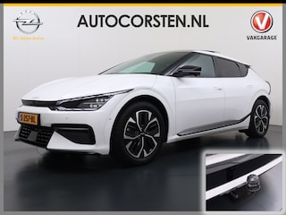 Kia EV6 GT-Line 77.4kWh Warmtepomp Trekhaak Panoramadak Head-Up Display Meridian®-Audio Stoelkoeling+Verwarming Elek.Stoelen+Memory 360°Camera Stuurverwarming Elek.Achterklep Pdc SOH 94% Apple Carplay Android Auto Privacy Glas Lmv Led DAB Isofix Draadloze lader Dealeronderhouden Origineel Nederlandse Auto 1e Eigenaar