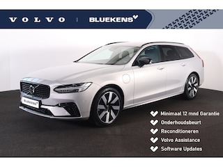 Volvo V90 T6 Recharge AWD Plus Dark - IntelliSafe Assist & Surround - 360º Camera - Harman/Kardon audio - Verwarmde voorstoelen, stuur & achterbank - Parkeersensoren voor & achter - Elektr. bedienb. voorstoelen met geheugen - Extra getint glas - 19' LMV