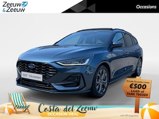 Ford Focus Wagon 1.0 EcoBoost Hybrid ST Line X | Automaat | Pano dak | Adapt. cruise control | BLIS | Winter pack | Parkeersensoren voor en achter | Achteruitrijcamera | B&O audio | Draadloos opladen mobiel | Bovag garantie |
