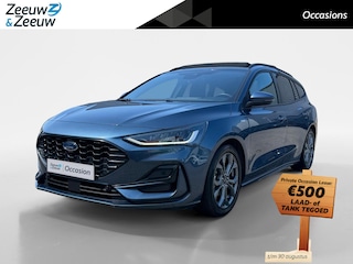 Ford Focus Wagon 1.0 EcoBoost Hybrid ST Line X | Automaat | Pano dak | Adapt. cruise control | BLIS | Winter pack | Parkeersensoren voor en achter | Achteruitrijcamera | B&O audio | Draadloos opladen mobiel | Bovag garantie |