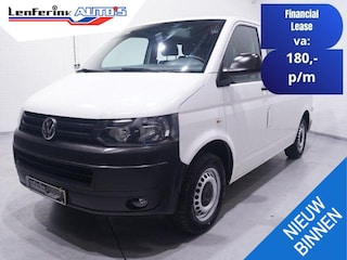 Volkswagen Transporter 2.0 TDI 140 pk L1 Dubbel Cabine 6-Zits Airco Cruise Control, Laadruimte Pakket, Trekhaak