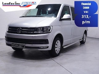 Volkswagen Transporter 2.0 TDI 150 pk L2 Dubbel Cabine Airco ECC, Navi Cruise Control, PDC V+A, Trekhaak, 6-Zits
