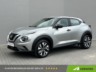 Nissan Juke 1.0 DIG-T Acenta Handgeschakeld / Allseason banden / Apple carplay Android auto / Stoelverwarming / Achteruitrijcamera / Nissan Connect Navigatie / Cruise control / Climate control / Lichtmetalen wielen 17“ /