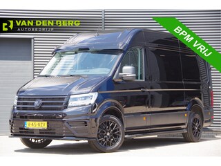 Volkswagen Crafter 35 2.0 TDI L3H3(L2H2) BLACK EDITION! AUT. LED, TREKHAAK, BETIMMERING, STOELVERWARMING, GEVEERDE ERGO COMFORT STOEL, CAMERA, NAVI, CRUISE, AIRCO, CARPLAY, PARKEERSENSOREN, MF STUURWIEL
