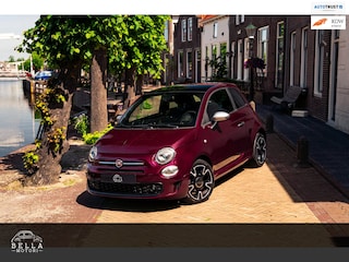 Fiat 500 1.2 Rockstar | Bordeaux Metallic | Apple CarPlay | Panoramadak | Navigatie | Cruise Control | 16 inch LMV