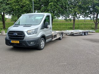 Ford Transit 350 2.0 TDCI AUTOMAAT OPRIJWAGEN 1400KG | AANHANGER (80-WGV-4) | 3 ZITPL | NAVI / APPCONNECT | CAMERA | ADAP CRUISE |