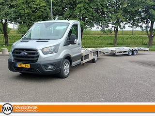 Ford Transit 350 2.0 TDCI AUTOMAAT OPRIJWAGEN 1400KG | AANHANGER (80-WGV-4) | 3 ZITPL | NAVI / APPCONNECT | CAMERA | ADAP CRUISE |