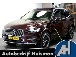 Volvo XC60 2.0 T8 AWD 335kW/456pk Aut8 Recharge Ultra Bright Executive LUCHTVERING + BOWERS&WILKINS + EL.TREKHAAK + PANORAMADAK + BLIS + HEAD-UP + PILOT ASSIST + STOELVERWARMING/-VENTILATIE/-MASSAGE + ADAPT.CRUISE + 360 CAMERA + STUURVERWARMING + 21" LM-VELGEN!