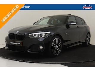 BMW 118I ED. M SPORT SHADOW HIGH EXECUTIVE -PANO.DAK|LEDER|HIFI|CRUISE|STOELVERW.|18"|DEALERONDERH.
