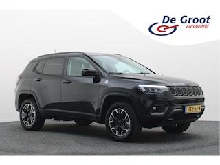 Jeep Compass 4xe 240 Plug-in Hybrid Electric Trailhawk Panoramadak, ACC, Camera, Apple Carplay, Virtual Cockpit, Climate, 17''