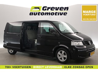 Volkswagen Transporter 2.5 TDI L2H1 175PK | Marge | Dubbele Cabine | Automaat | Clima | Cruise | Trekhaak | 2xSchuifdeur | Parkeersens.