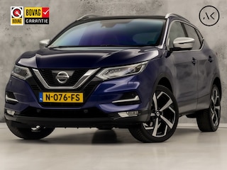 Nissan Qashqai 1.2 Tekna + (PANORAMADAK, NAVIGATIE, 360 CAMERA, LEDER, BOSE AUDIO, ELEK SPORTSTOELEN, KEYLESS, STOELVERWARMING, GETINT GLAS, NIEUWE APK, NIEUWSTAAT)