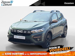 Dacia Sandero Stepway 1.0 TCe 110 Extreme Pack Extreme , airco (automatisch), achteruitrijcamera , cruise control , Apple Carplay/Android Auto , Lichtmetalen wielen 16" Extreme 'Mahalia' , multimedia scherm klein.