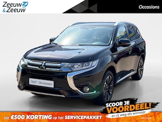 Mitsubishi Outlander 2.0 PHEV instyle achteruitrijcamera , trekhaak , electronic climate controle , lichtmetalen velgen 18" , lederen bekleding , stoel en stuur verwarming , verwarmde voorruit , super complete auto in zeer nette staat