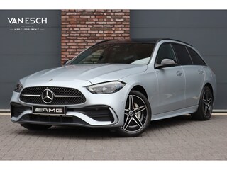 Mercedes-Benz C-klasse Estate 300 e AMG Line | Panoramadak | Memory | Dodehoekassistent | Augmented Reality | Leder | Trekhaak | Digital Light | HUD | Surround Camera |