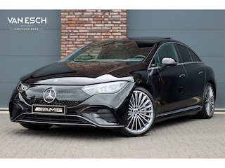 Mercedes-Benz EQE 300 Business Solution AMG 90 kWh | Luchtvering | Distronic | Memory | Panoramadak | Warmtepomp | Camera | Keyless Go | Dodehoekassistent |