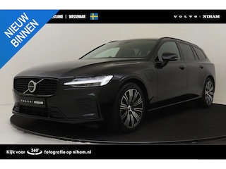 Volvo V60 T8 PLUG-IN HYBRID AWD ULTRA DARK *FULL OPTIONS!* -PANO.DAK|BOWERS&WILKINS|GEVENT.LEDER+MASSAGE|360°CAM|HEAD-UP DISP.|PRIVACY.GLAS|TREKHAAK|18"|SoH:100%