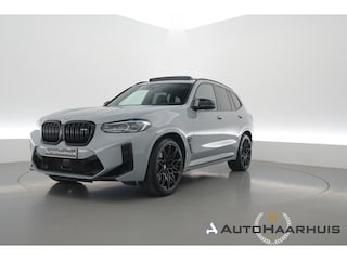 BMW X3 Competition - 510PK | Rijklaar! | S/K-dak | Elek. Trekhaak | HUD | Leder+Memory | Stuur-Stoelverw. | Sfeerverl. | Harman/Kardon | Carbon | Laser | 360*+PDC | Nav+Carplay | Brooklyn Grau | M-Drivers Package V