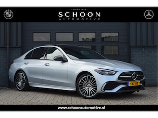 Mercedes-Benz C-klasse 300 e AMG Line | PANO | ACC | BURMESTER | MEMORY | TREKHAAK | 360 CAM | KEYLESS | MASSAGE |