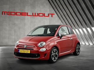 Fiat 500 1.0 Hybrid Rockstar | Pano | Leder | NAV | PDC achter | ORG NL