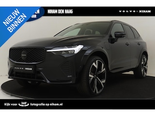 Volvo XC60 II T8 PLUG-IN HYBRID AWD ULTRA BLACK EDITION EXEC ED. *FULL OPTIONS!* -PANO.DAK|BOWERS&WILKINS|GEVENT.LEDER+MASSAGE|360°CAM|LUCHTVERING|HEAD-UP DISP.|TREKHAAK|22"|SoH:99%