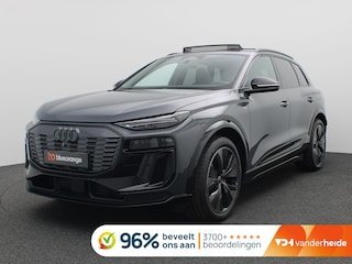 Audi Q6 e-tron S edition 83 kWh 252 PK Panorama Dak, Matrix led, Trekhaak, Zwart Optiek, 360 camera, Luchtvering, Stoelverwarming v+a, 21"Lmv Audi Sport Aero, Leder