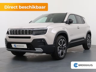 Jeep Avenger Summit 1.2 E-Hybrid | 10,25 inch digitaal configureerbaar instrumentenpaneel | 10,25" Infotainment met draadloos Apple Carplay en Android Auto | 18" Diamond Cut lichtmetalen velgen
