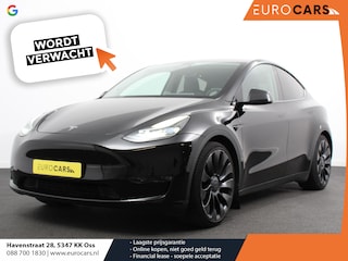 Tesla Model Y Performance Long Range AWD 75 kWh Climate control Adaptieve cruise control Achteruitrijcamera Panoramadak Keyless Stuurverwarming Stoelverwarming LED Navigatie Parkeersensoren