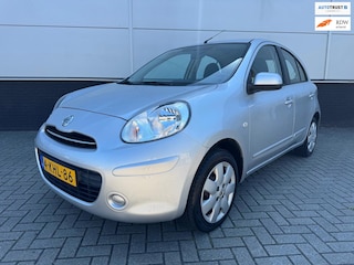 Nissan Micra 1.2 Acenta 5drs clima - cruise control - isofix - bluetooth - all season - aux - goed onderhouden