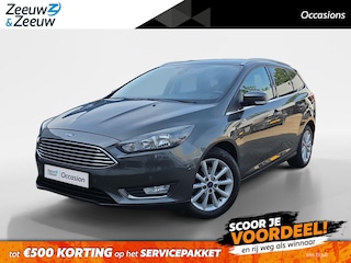 Ford Focus Wagon 1.0 Titanium | Goed onderhouden! | Apple Carplay/Android Auto | Cruise Control | Achteruitrijcamera | Climate Control | Parkeersensoren rondom | 12 maanden garantie! |