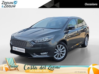 Ford Focus Wagon 1.0 Titanium | Goed onderhouden! | Apple Carplay/Android Auto | Cruise Control | Achteruitrijcamera | Climate Control | Parkeersensoren rondom | 12 maanden garantie! |