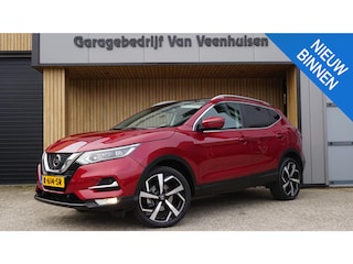 Nissan Qashqai 1.3 DIG-T 140pk Premium Edition Pano.Dak Nappa-Leder 360-View Trekhaak 19inch LM *1e Eigenaar* 77279km!