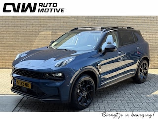 Lynk & Co 01 1.5 PHEV 261pk | Blackline | Panoramadak | 360 camera | Adaptieve cruise | Lane assist | Dodehoekdetectie | Elektrische achterklep | Navigatie | Stoelverwarming | Apple CarPlay / Android Auto | Memory | Sfeerverlichting | LED | DAB | Dealeronderhouden