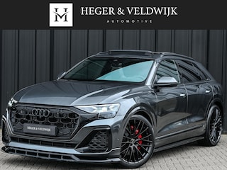 Audi Q8 55 TFSI e quattro Pro Line S | Panoramadak | 360 Camera | B&O | Soft Close | Memory Seats | Luchtvering | Stoelventilatie + Massage | Ambiance Interieur | Stuurverwarming |