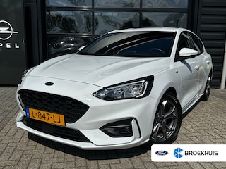 Ford Focus 1.0 Hybrid 125 PK ST Line X | STUUR, STOEL EN VOORRUITVERWARMING| KEYLESS ENTRY & START| CAMERA + PARKEERSENSOREN| NAVIGATIE + APPLE CARPLAY/ANDROID AUTO| LED| DEALER ONDERHOUDEN|