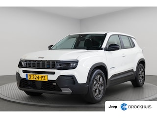 Jeep Avenger Longitude 54 kWh | Warmtepomp | Stoelverwarming | Navigatie | Parkeersensoren | LED | Keyless |