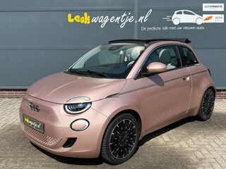 Fiat 500 E La Prima 42 kWh Cabrio *camera *leder *stoelv.