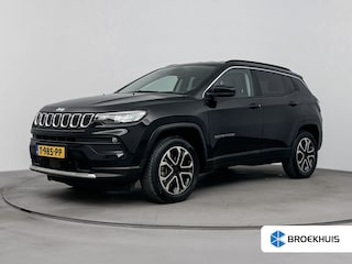 Jeep Compass 4xe 240 Plug-in Hybrid Electric Limited | NL-AUTO! | 1E EIGENAAR! | ADAPTIVE CRUISE | CAMERA | LANE ASSIST | HALF LEDER | LED | NAVI | CLIMA
