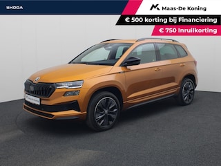 Skoda Karoq 1.5TSI/150PK ACT Sportline DSG · Navigatie · Trekhaak · Apple/Android Car Play · Camera · Einde garantie 11-03-2029 of 60000km · EXTRA INRUILKORTING ·