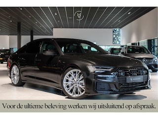 Audi A6 Limousine 55 TFSI Quattro DESIGN S-Line Pro Line Plus Luchtvering|4W-sturing|B&O Advanced|21"|ACC|HUD|Softclose|MEM|360°|Blackline|LED|Nachtzicht|New Service