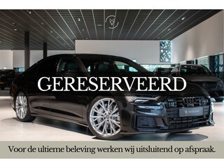 Audi A6 Limousine 55 TFSI Quattro DESIGN S-Line Pro Line Plus Luchtvering|4W-sturing|B&O Advanced|21"|ACC|HUD|Softclose|MEM|360°|Blackline|LED|Nachtzicht|New Service