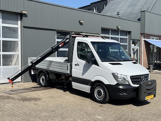Mercedes-Benz Sprinter 314 2.2 CDI 366 3500kg Trekgewicht Pick up Openlaadbak HIAB laadkraan T-CLX 013 Airco Euro 6 Airco 3-Persoons Dealer onderhouden